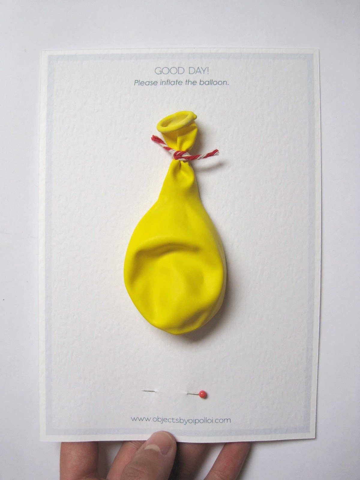 Message in a Balloon Party Invitation