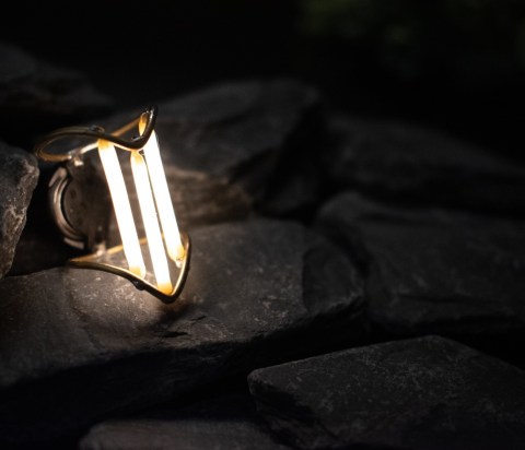 Retro-Futuristic LED Filament Ring