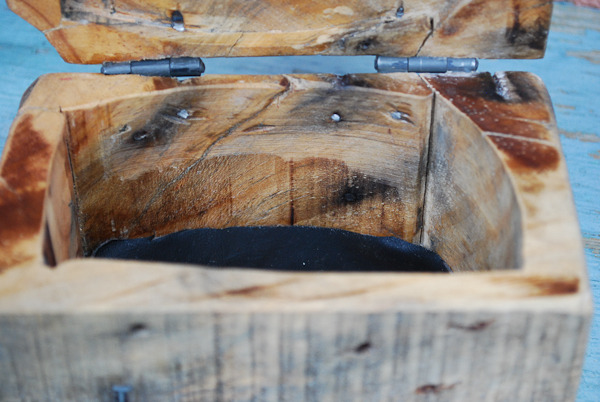 wood storage box