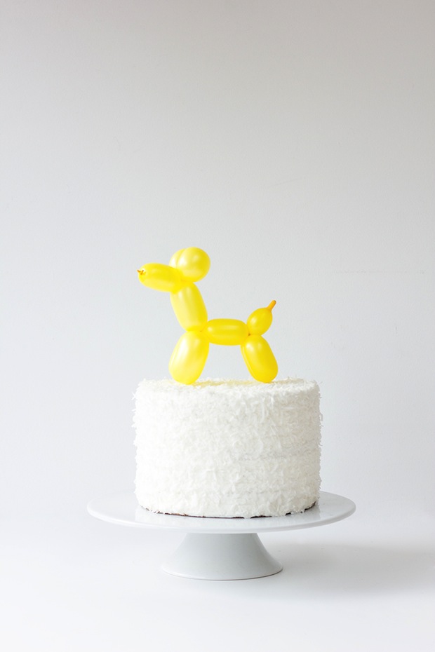 How-To: Balloon Animal Cake Topper